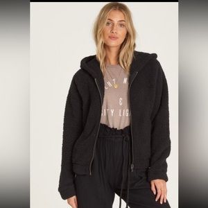 Billabong Reine Down Fleece Hooded Jacket